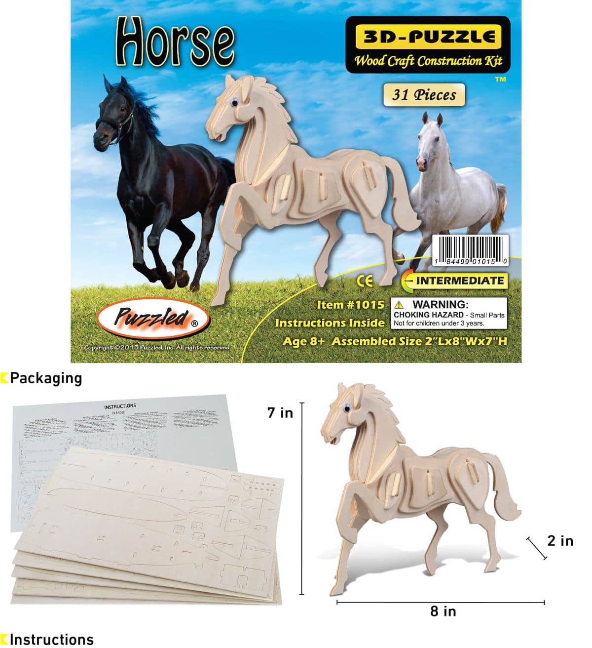 3d Horse Puzzle