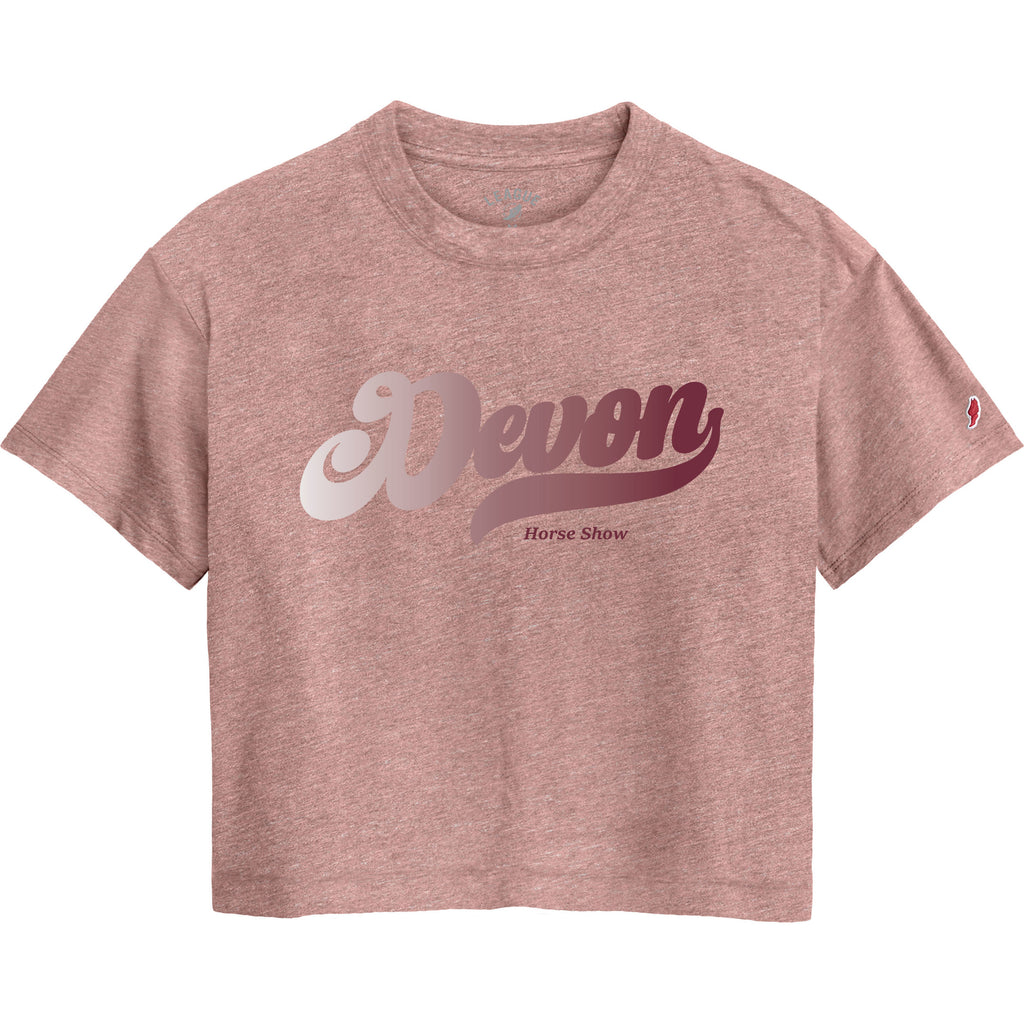 Intramural Midi Tee-Heather Dusty Rose