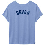 Womans Slub S/S Tee-Power Blue