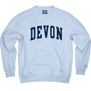 Campbell Crew-Pale Blue/Navy  Unisex