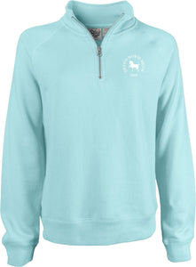 Ladies Sanded Fleece 1/4 Zip-Surf