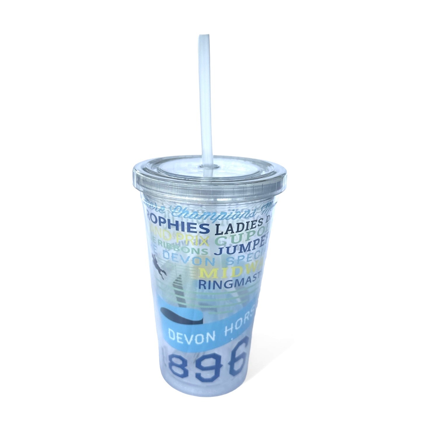 Acrylic Tumbler w/Straw