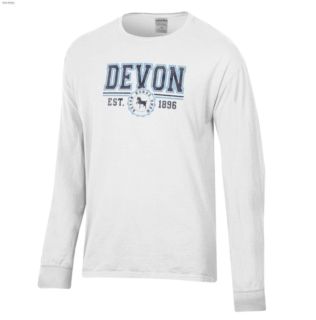 Comfort Wash L/S Tee-White