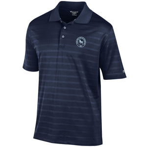 Champion Men's Solid Textured Polo-Navy