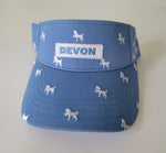 Zephyr Devon Cotton Visor-Blue
