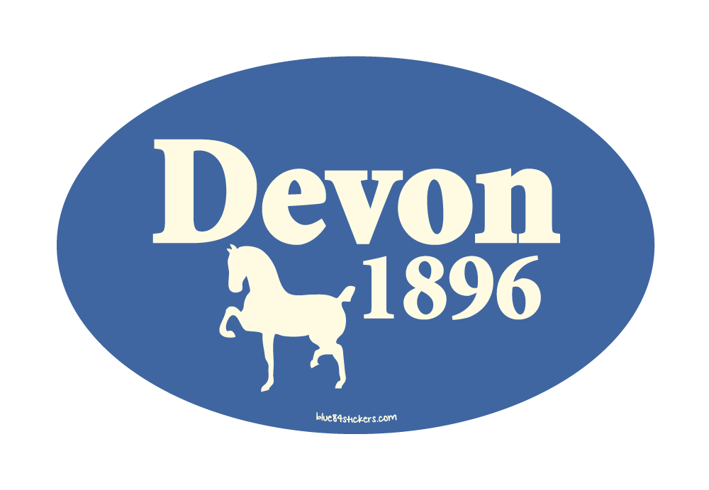 Devon Horse Date Felt Magnet
