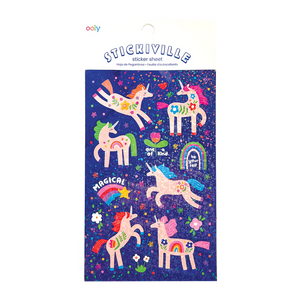 Stickiville Magical Unicorns Holograpgic Stickers