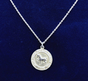 Sterling Silver Devon Logo Necklace